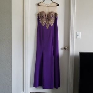 Purple Evening dress